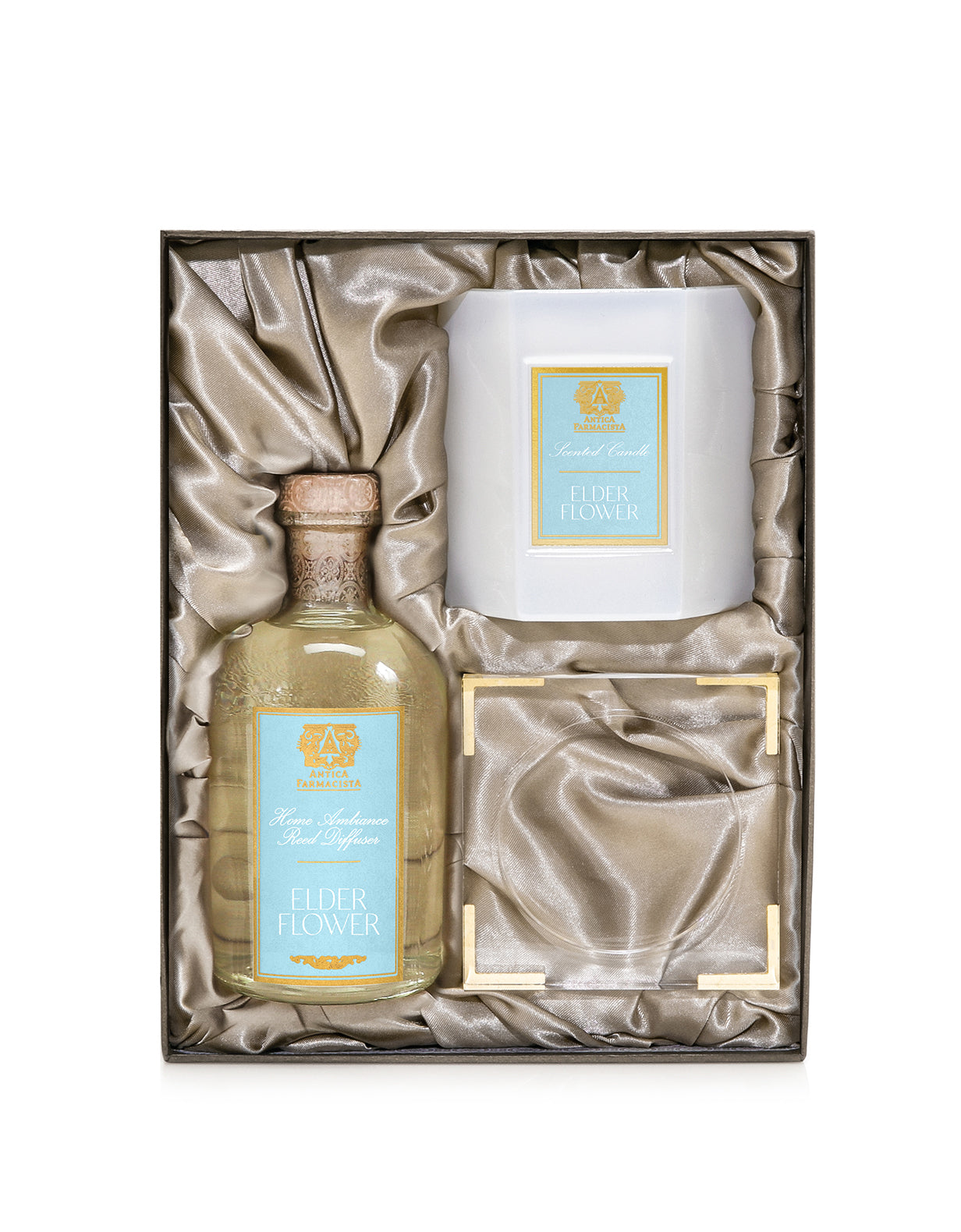 Acrylic Home Ambiance Gift Set: Elderflower