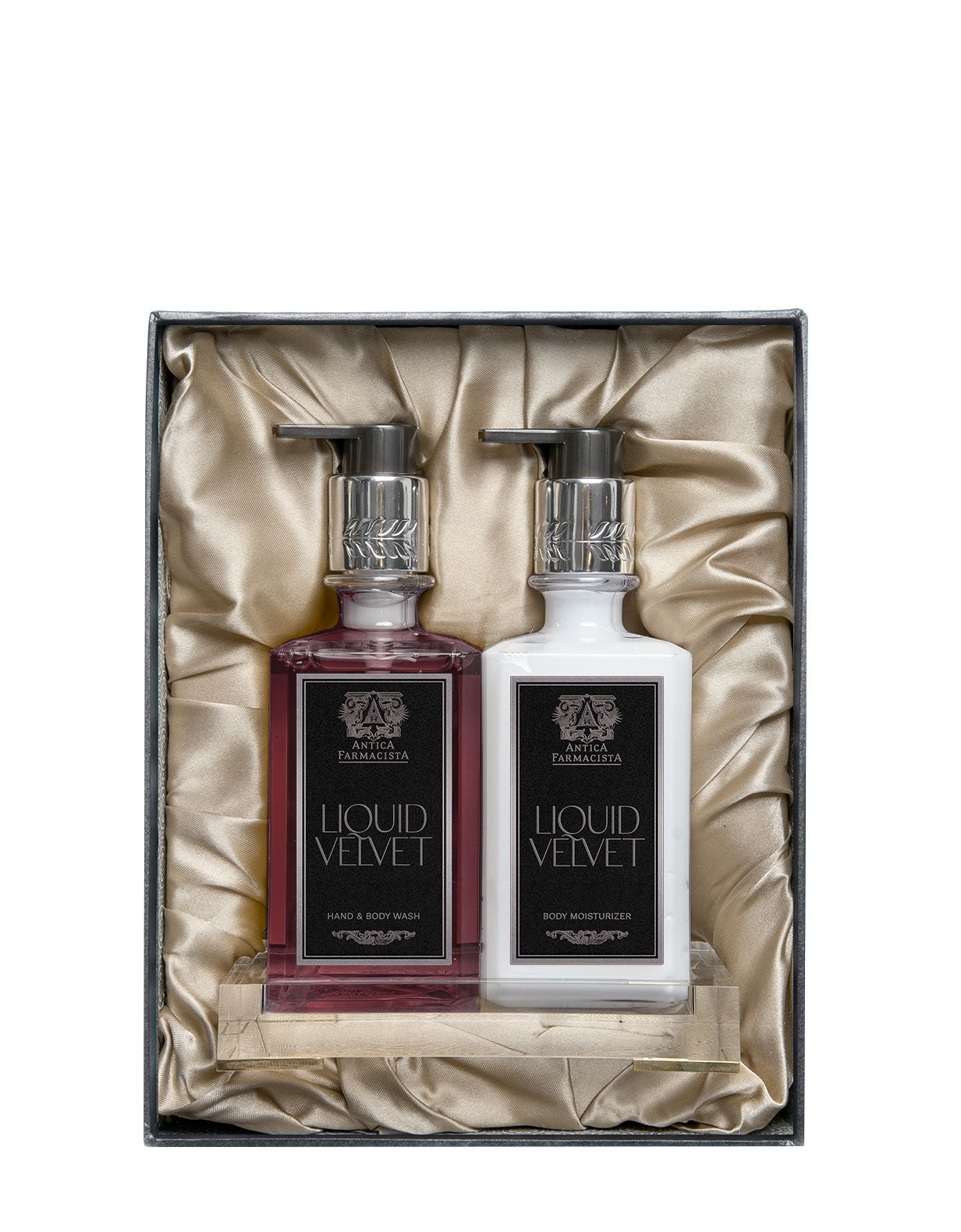 Acrylic Bath & Body Gift Set: Liquid Velvet