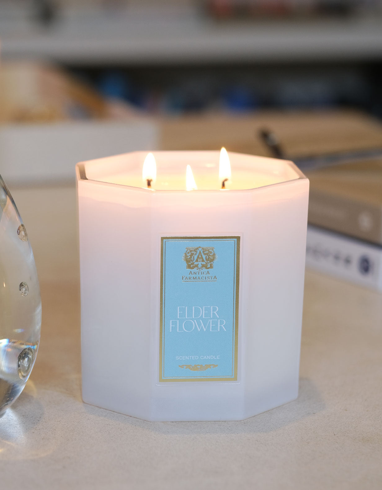 Elderflower Three-Wick Candle