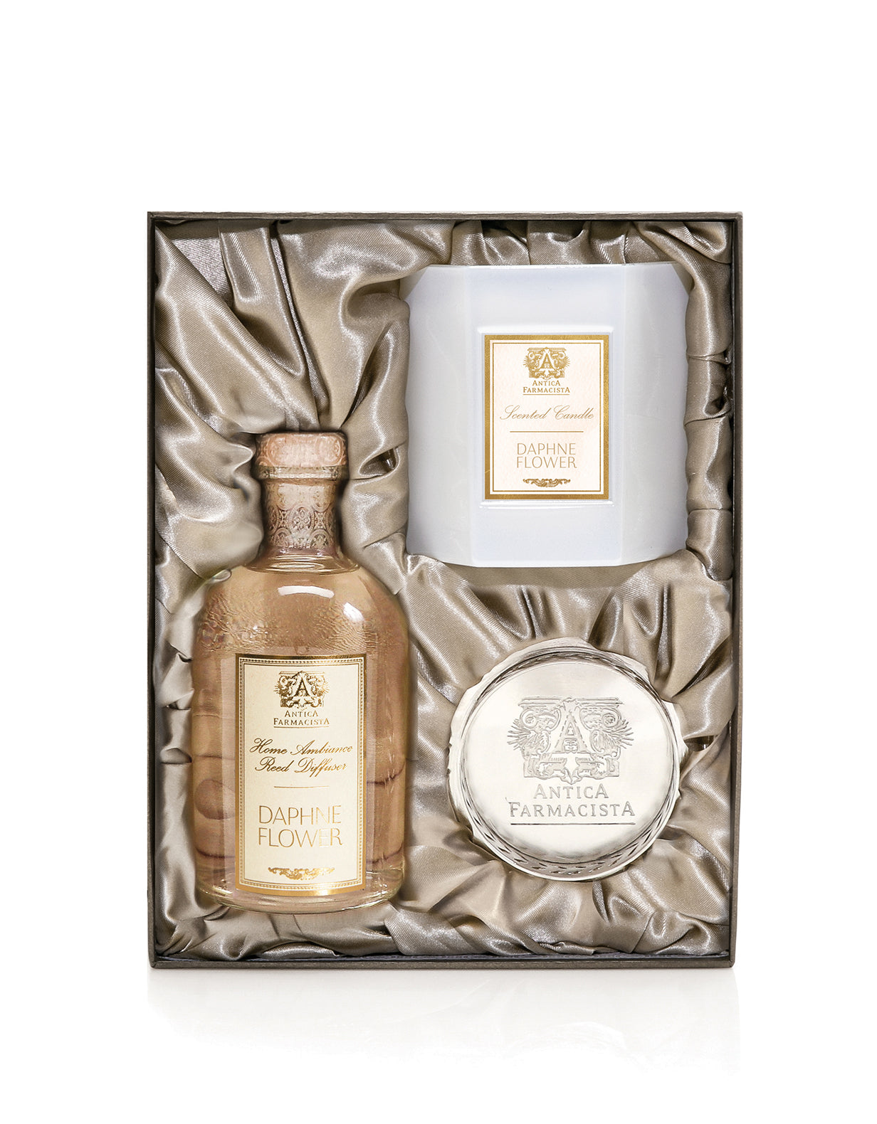 Nickel Home Ambiance Gift Set: Daphne Flower