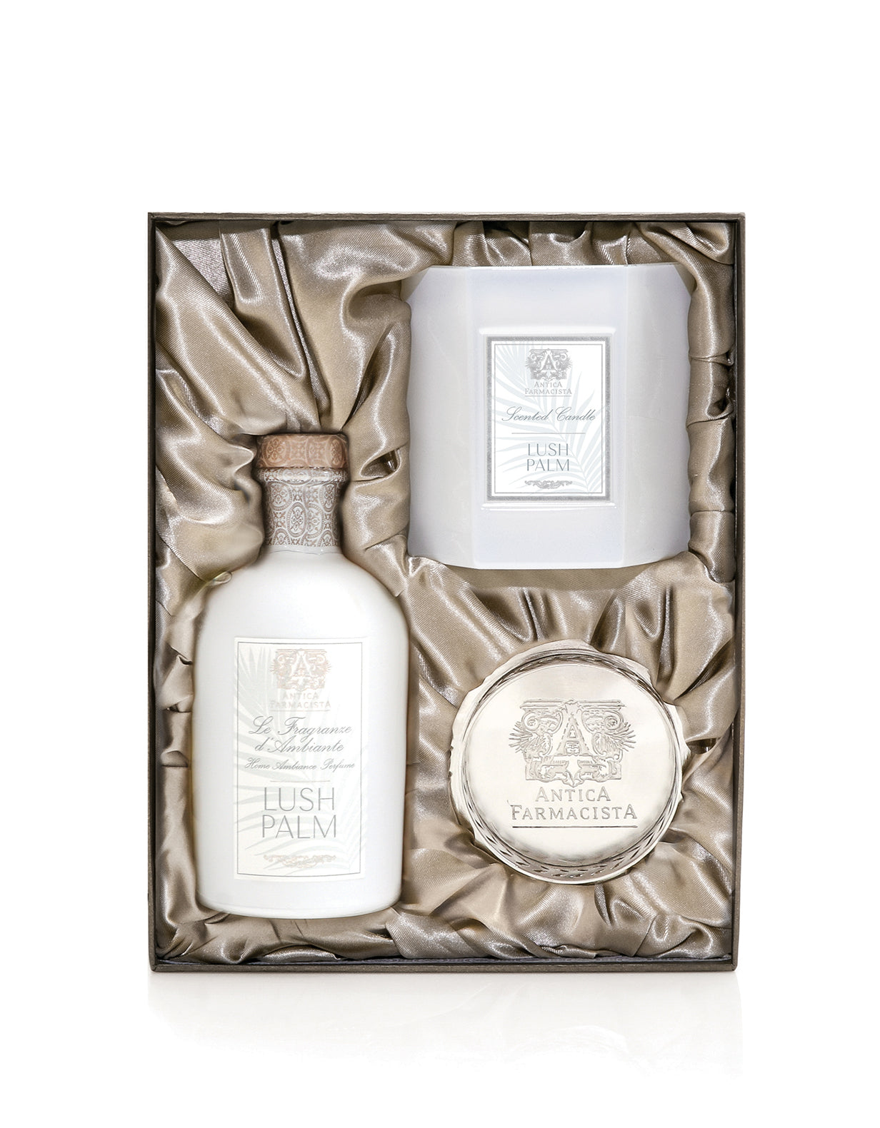 Nickel Home Ambiance Gift Set: Lush Palm