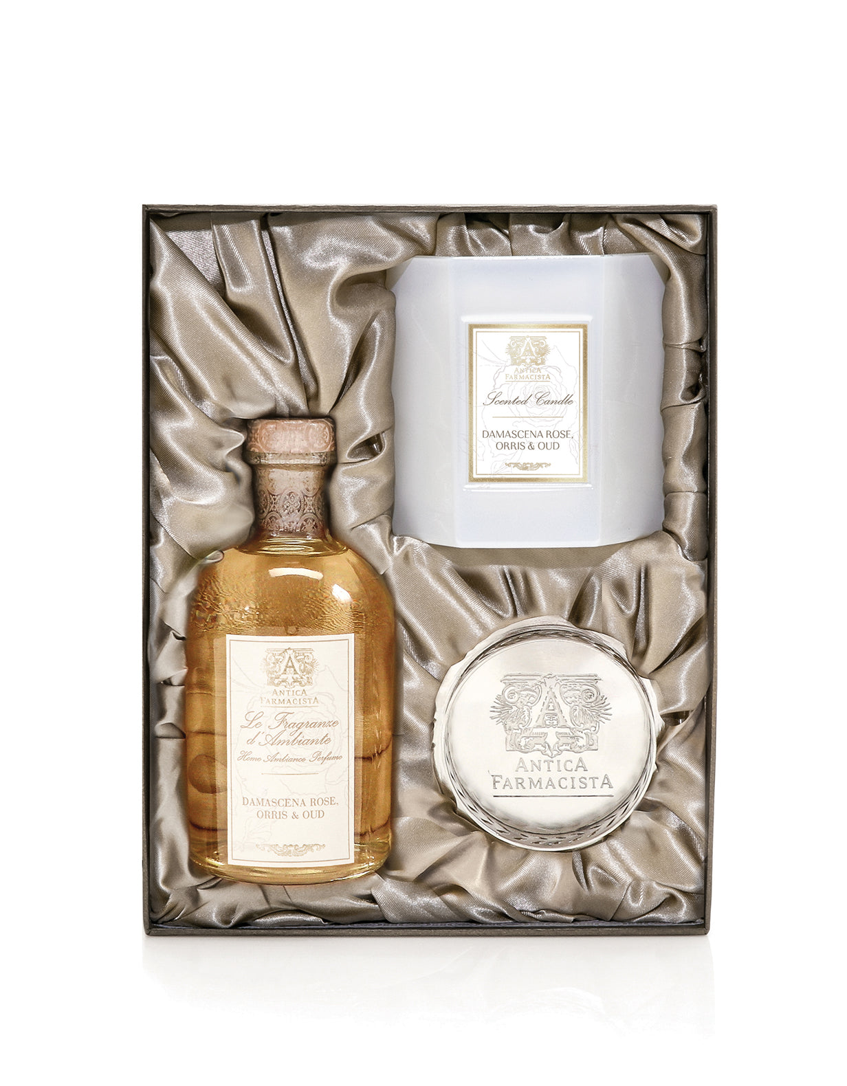 Nickel Home Ambiance Gift Set: Damascena Rose, Orris & Oud