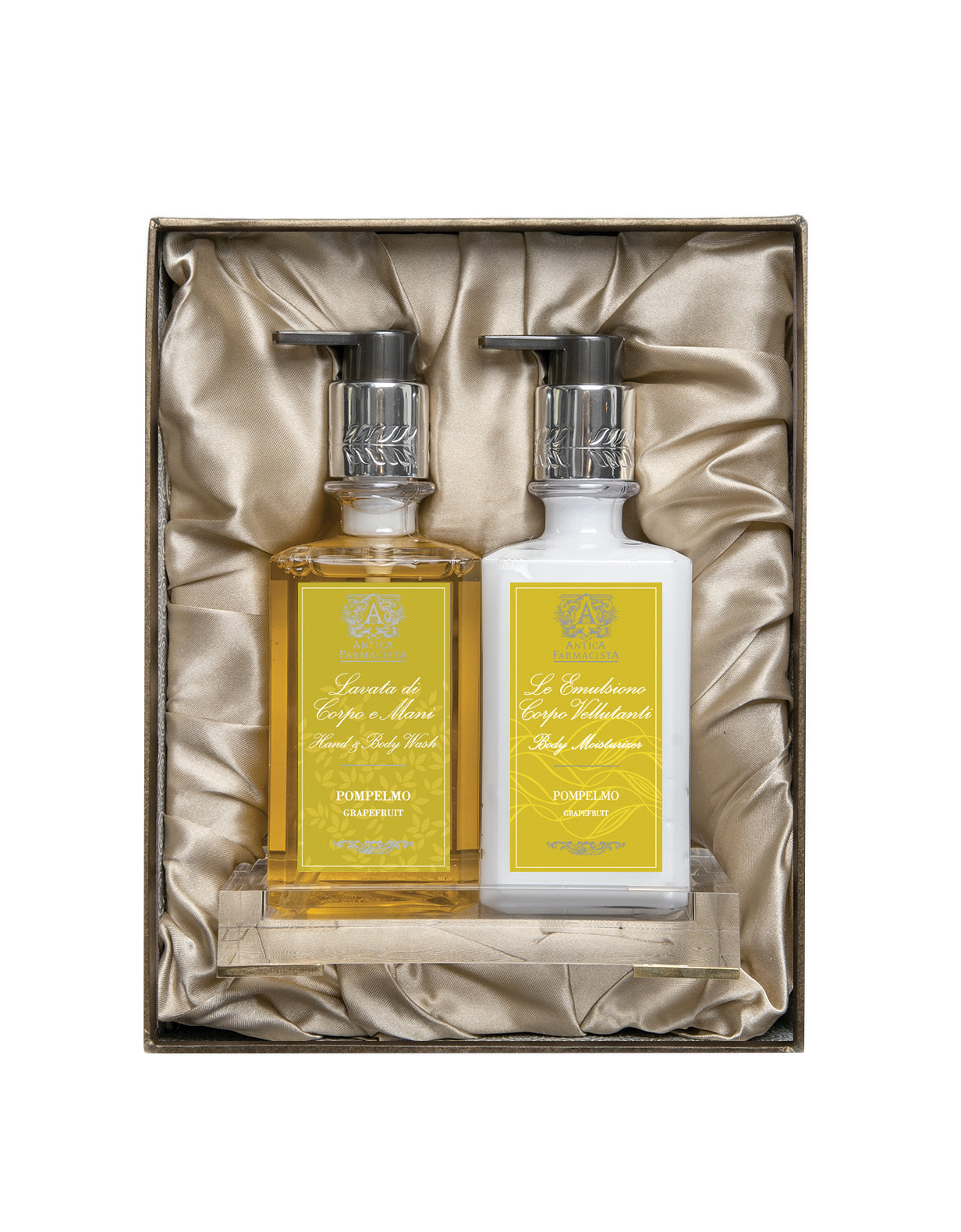 Acrylic Bath & Body Gift Set: Grapefruit