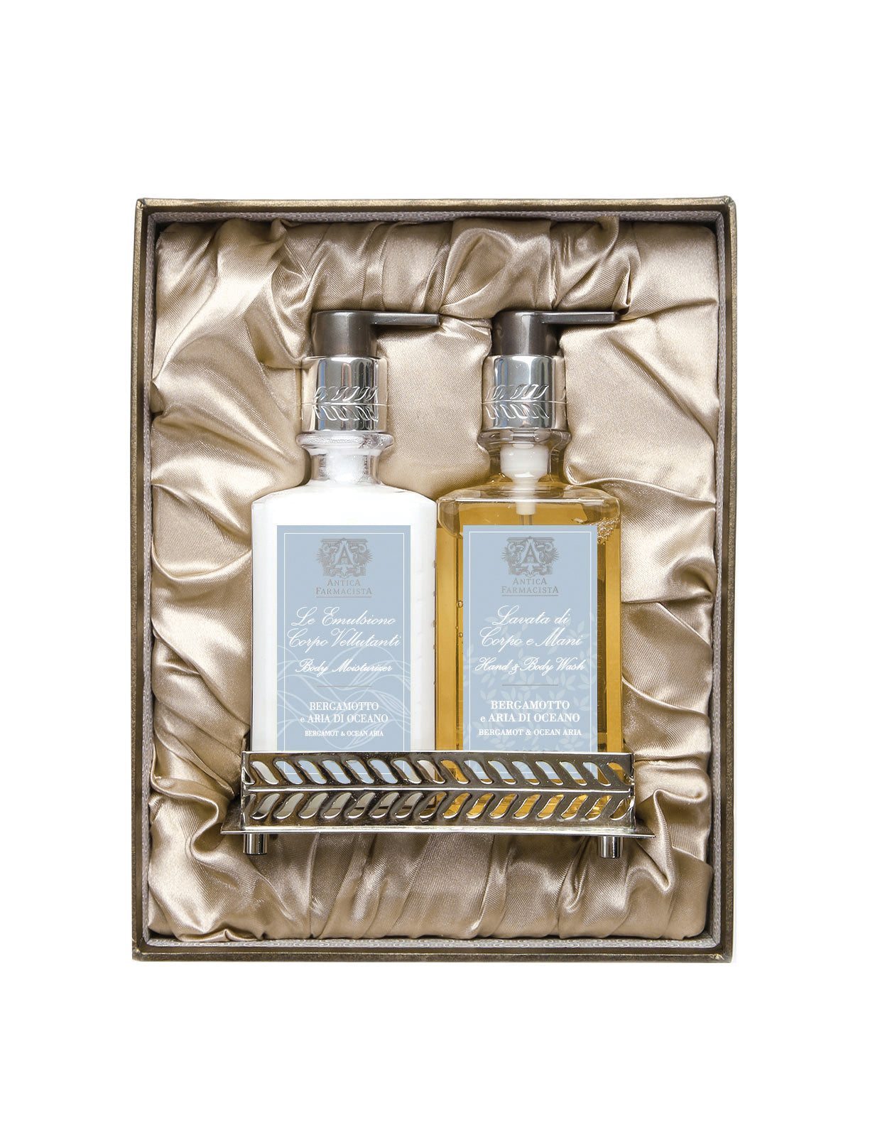 Nickel Bath & Body Gift Set: Bergamot & Ocean Aria