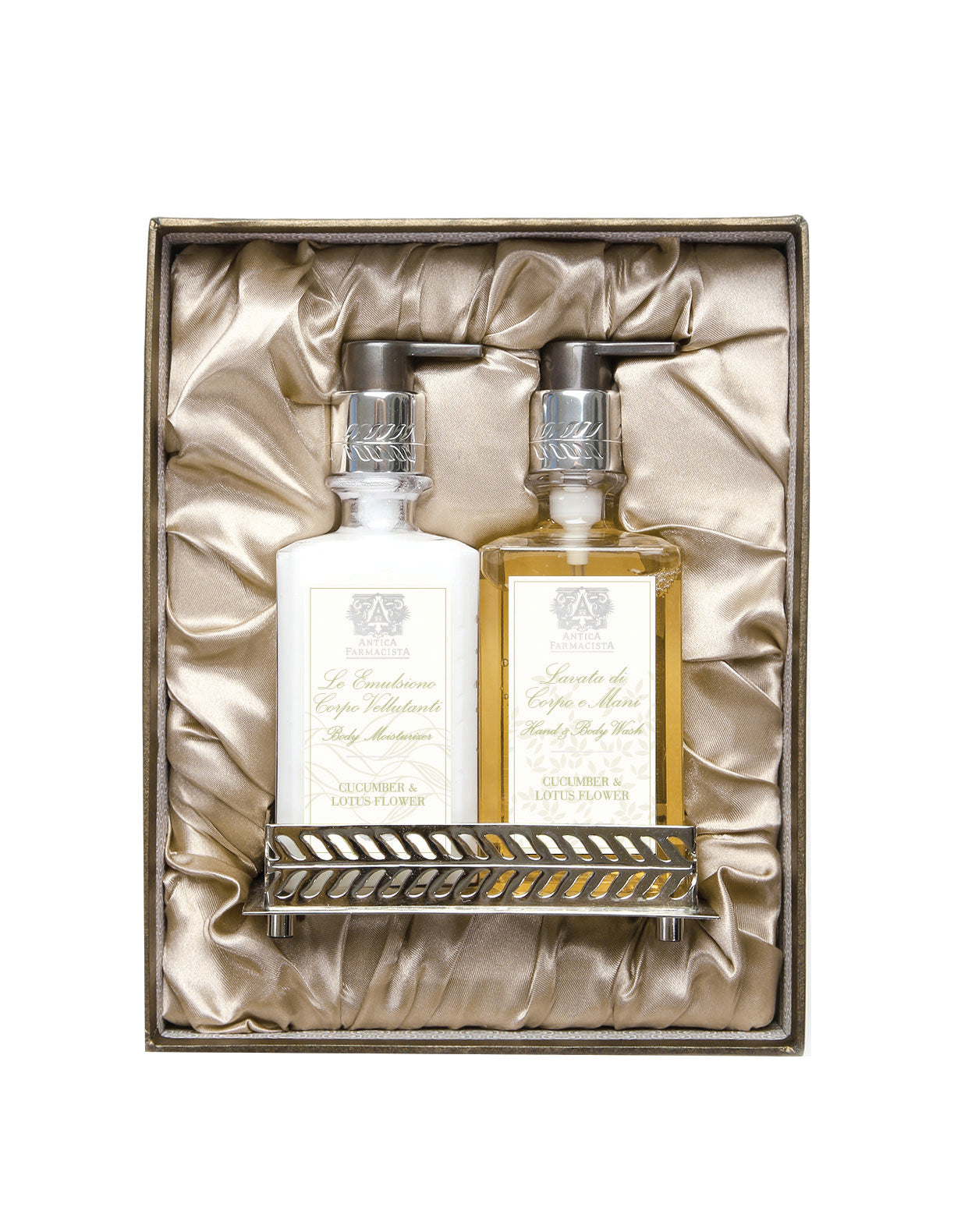 Nickel Bath & Body Gift Set: Cucumber & Lotus Flower