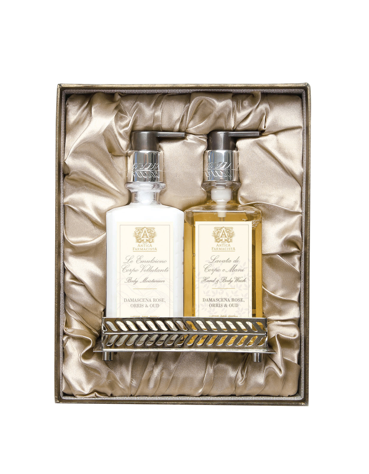 Nickel Bath & Body Gift Set: Damascena Rose, Orris & Oud