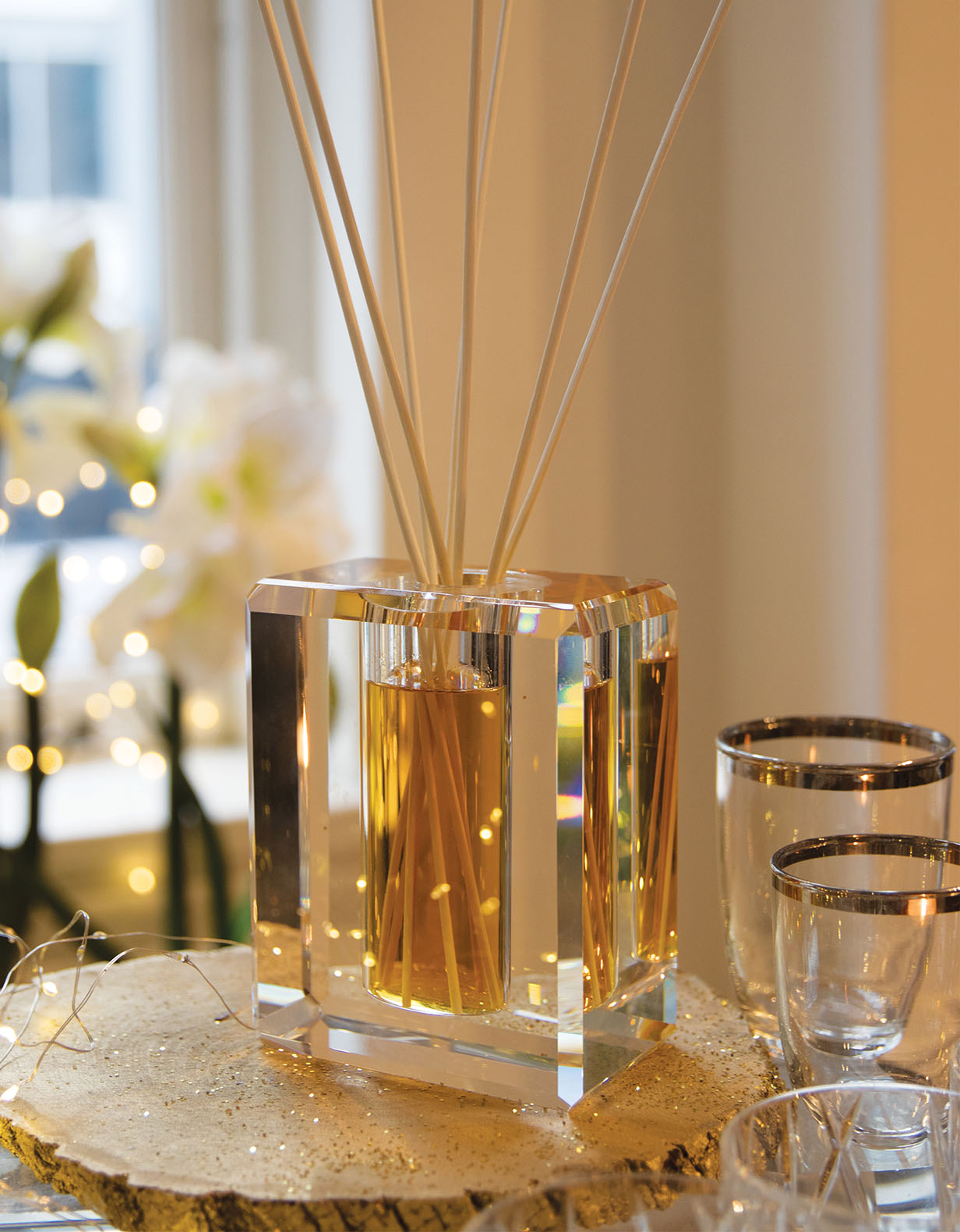 Vanilla, Bourbon & Mandarin Crystal Diffuser