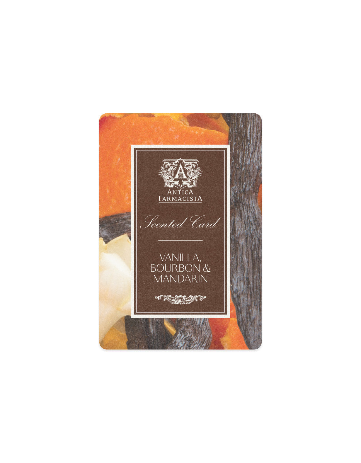 Scented Card - Vanilla, Bourbon & Mandarin